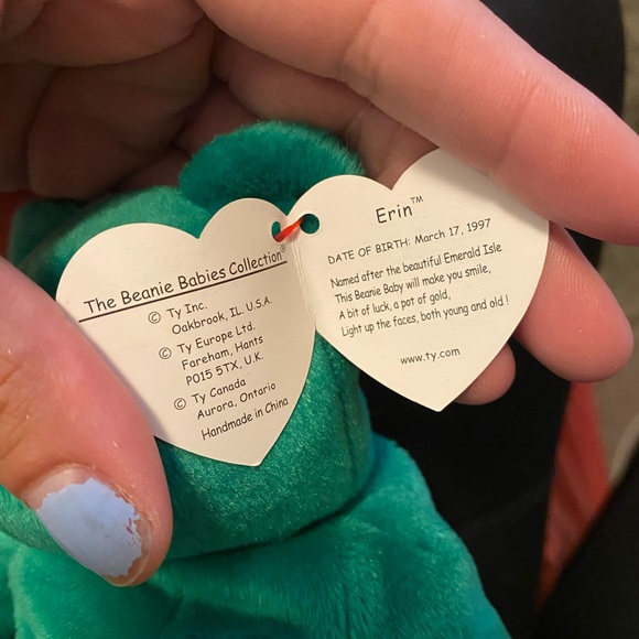 RARE ERIN BEANIE BABY 🍀 - Picture 5 of 5